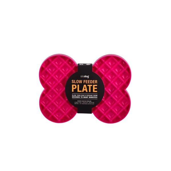 Slow Feeder Bone large Pink