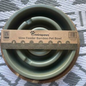 Bamboo Slow Feeder bowl